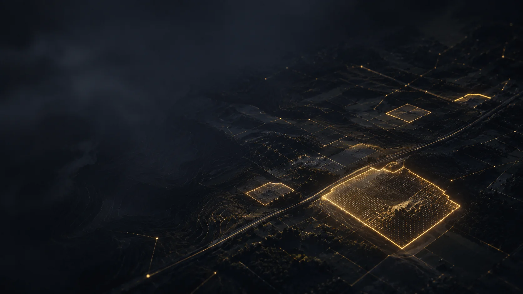 Dark illuminated property grid